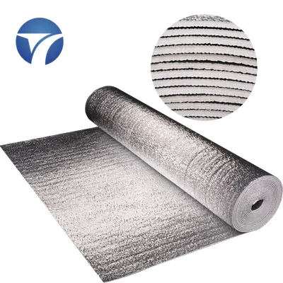 Material de isolamento térmico Espuma EPE com revestimento em folha de alumínio Material de isolamento térmico para construção de metal e aço