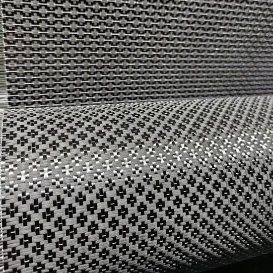Rolo de tecido híbrido de fibra de carbono jacquard 297GSM para taco de golfe