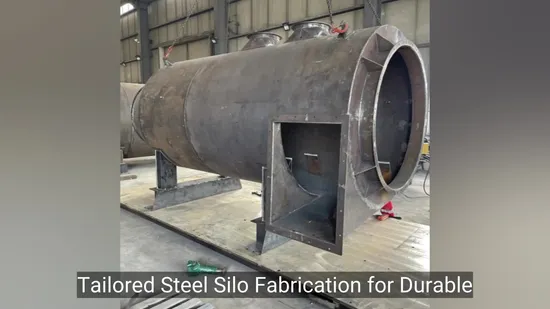 Fabricação de silos de aço sob medida para necessidades de armazenamento de materiais duráveis