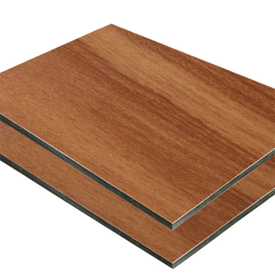 Painel composto de alumínio e madeira de 3 mm e 4 mm ACP Acm Material composto de alumínio